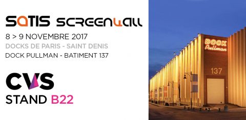 CVS sera au Satis les 8 et 9 novembre 2017 stand B22